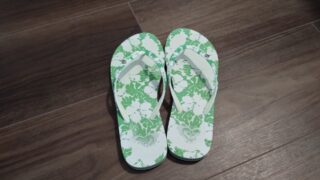 ほぼ一年中、ビーサンで生活しています。