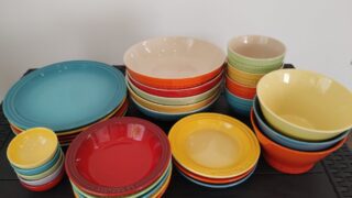 ル・クルーゼの食器。