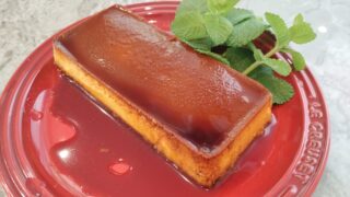 いただいたカボチャで「カボチャプリン」。